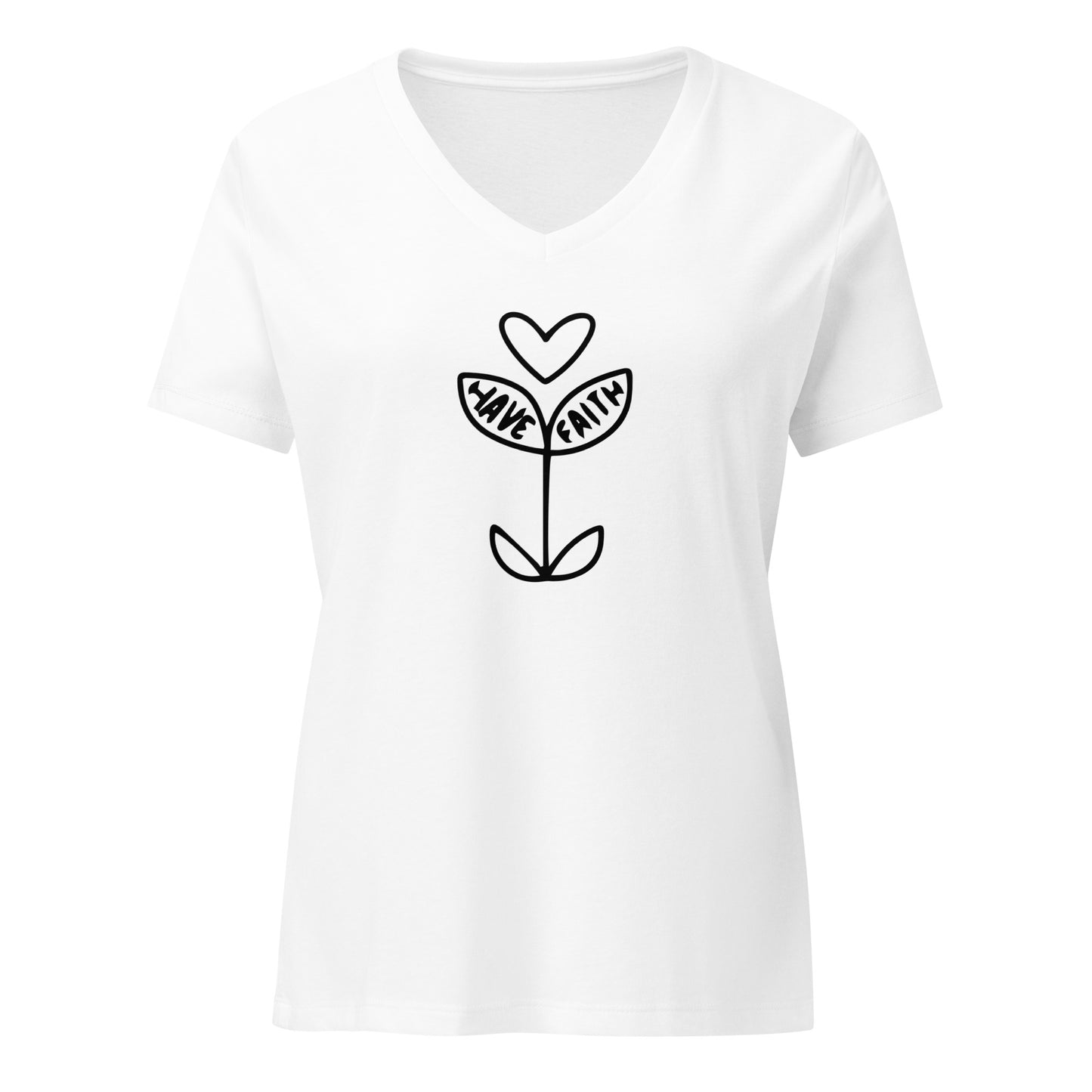 Women’s relaxed v-neck t-shirt