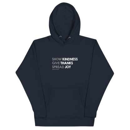 Kindness, Thanks, Joy Classic Hoodie