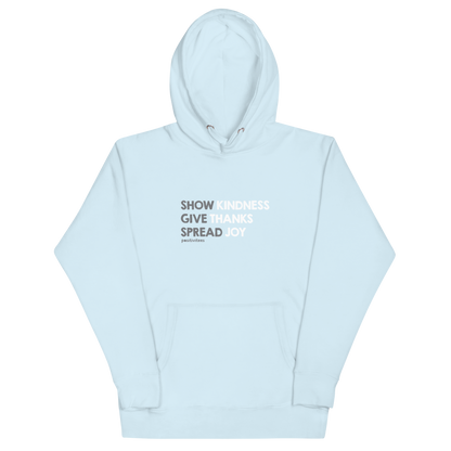 Kindness, Thanks, Joy Classic Hoodie