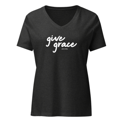 Give Grace Women’s V-neck Tee