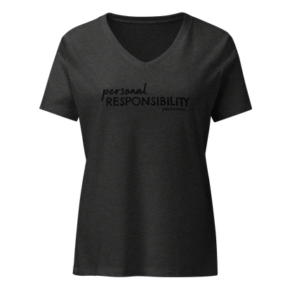 Personal Responsibility Women’s V-neck Tee