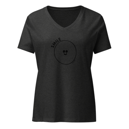 Smile Women’s V-neck Tee