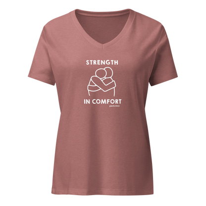 Strength in Comfort Women's V-Neck Tee