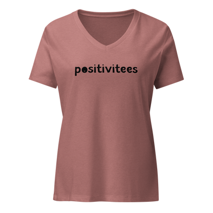 Positivitees Women's V-Neck Tee