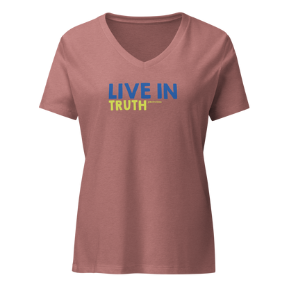 Live In Truth Women’s V-neck Tee