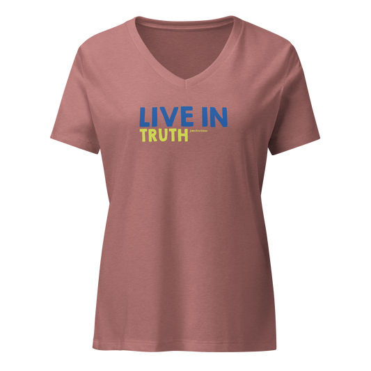 Live In Truth Women’s V-neck Tee