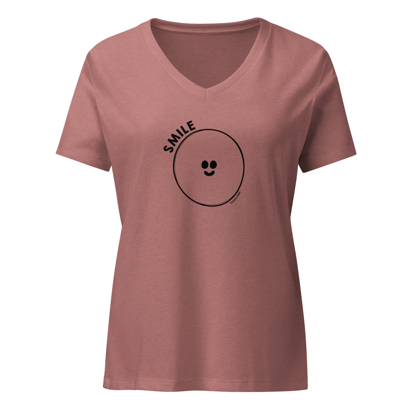 Smile Women’s V-neck Tee