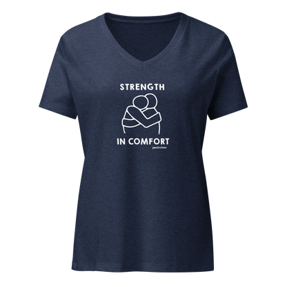 Strength in Comfort Women's V-Neck Tee