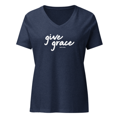 Give Grace Women’s V-neck Tee