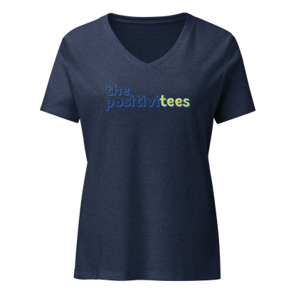 The Positivitees Women’s V-neck Tee