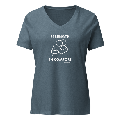 Strength in Comfort Women's V-Neck Tee