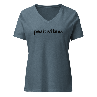 Positivitees Women's V-Neck Tee