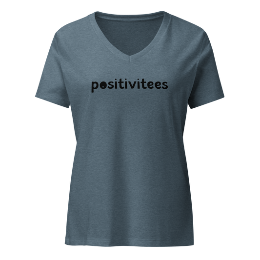 Positivitees Women's V-Neck Tee