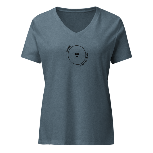 Listen, Understand Women’s V-neck tee