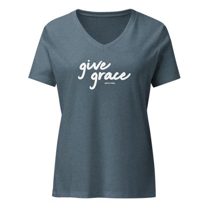 Give Grace Women’s V-neck Tee