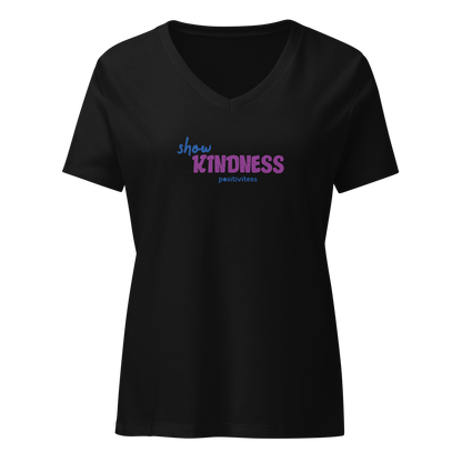 Show Kindness Women’s V-neck Tee