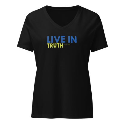 Live In Truth Women’s V-neck Tee