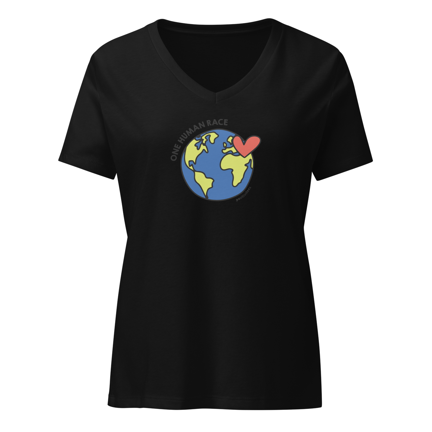 One Human Race Women’s V-neck Tee