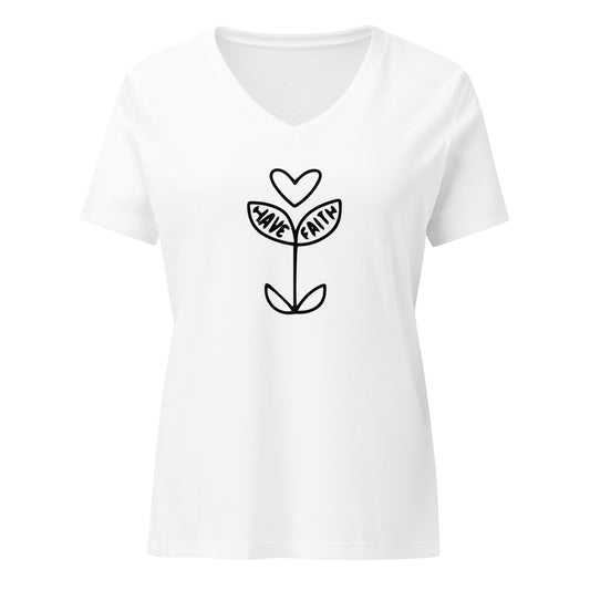 Women’s relaxed v-neck t-shirt