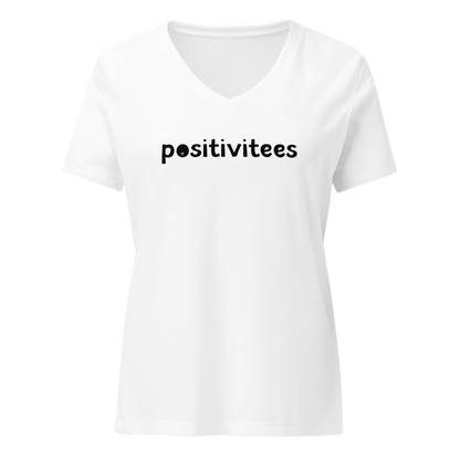 Positivitees Women's V-Neck Tee