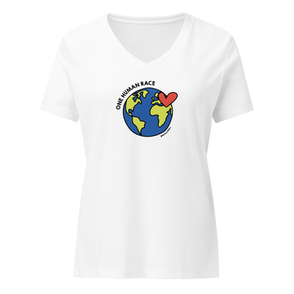 One Human Race Women’s V-neck Tee