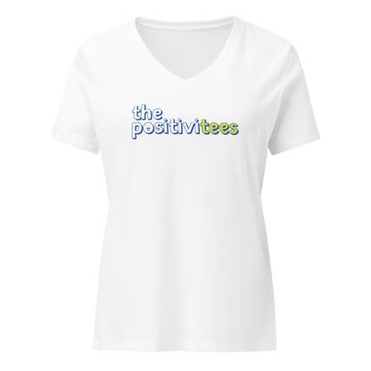 The Positivitees Women’s V-neck Tee