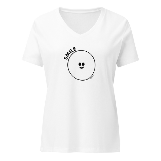 Smile Women’s V-neck Tee