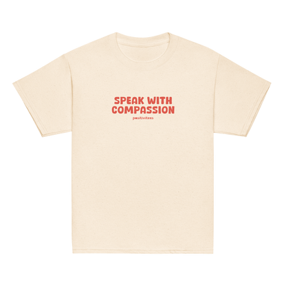 Speak With Compassion Kids Tee