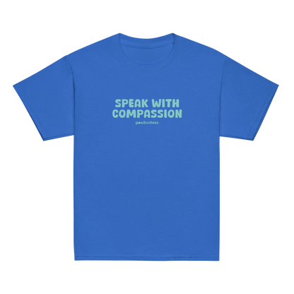 Speak With Compassion Kids Tee