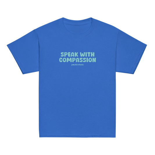 Speak With Compassion Kids Tee